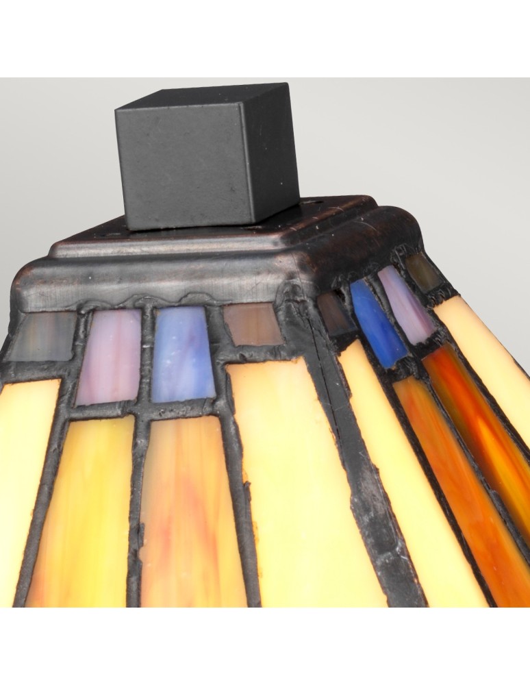 Lampy stołowe klasyczne - Elstead HOLMES Lampa Stołowa E14 1x25W Brązowy QZ-HOLMES-TL - product kolory-swiatla.pl 3