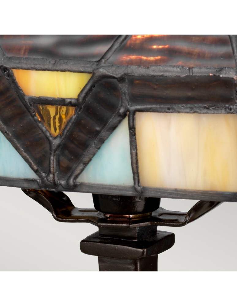 Lampy stołowe klasyczne - Elstead HOLMES Lampa Stołowa E14 1x25W Brązowy QZ-HOLMES-TL - product kolory-swiatla.pl 4