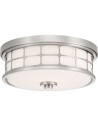 Elstead GUARDIAN Plafon E27 2x60W Nikiel QZ-GUARDIAN-F-BN