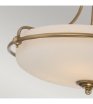 Lampy sufitowe retro - Elstead GRIFFIN Wisząca E27 4x100W Mosiądz QZ-GRIFFIN-SFM-WS - product 3