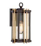 Kinkiety zewnętrzne - Elstead GOLDENROD Kinkiet E27 1x100W IP44 Brązowy QZ-GOLDENROD2-S - product 1