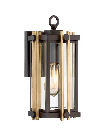 Elstead GOLDENROD Kinkiet E27 1x100W IP44 Brązowy QZ-GOLDENROD2-S