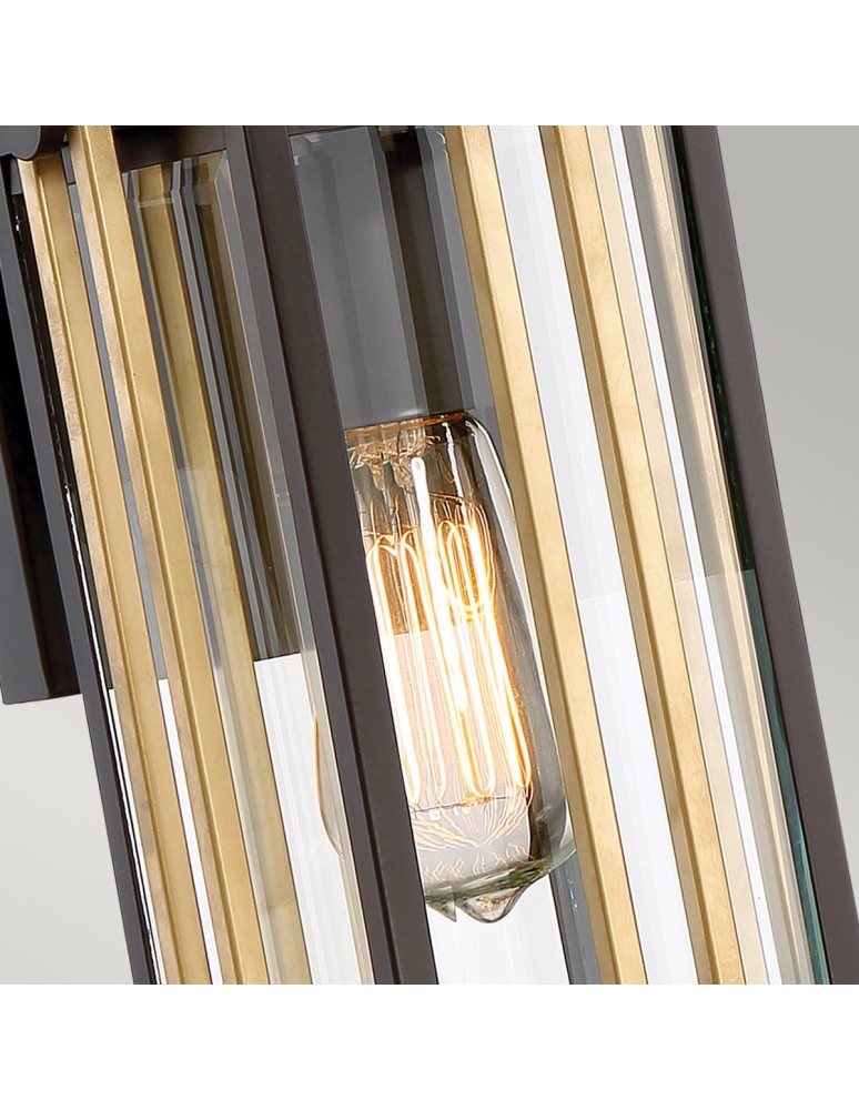 Elstead GOLDENROD Kinkiet E27 1x100W IP44 Brązowy QZ-GOLDENROD2-S