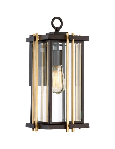 Elstead GOLDENROD Kinkiet E27 1x100W IP44 Brązowy QZ-GOLDENROD2-M