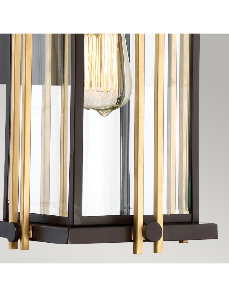 Elstead GOLDENROD Kinkiet E27 1x100W IP44 Brązowy QZ-GOLDENROD2-M
