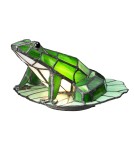 Lampy stołowe - Elstead TIFFANY ANIMAL LAMPS Lampa Stołowa G9 1x3W Brązowy QZ-FROG-TL - product 1