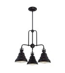 Lampy wiszące potrójne - Elstead EASTVALE Żyrandol E27 3x60W Brązowy QZ-EASTVALE3 - produkt 1