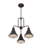 Lampy wiszące potrójne - Elstead EASTVALE Żyrandol E27 3x60W Brązowy QZ-EASTVALE3 - produkt 3