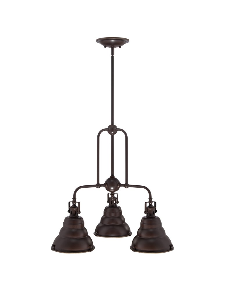 Elstead EASTVALE Żyrandol E27 3x60W Brązowy QZ-EASTVALE3