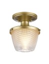 Elstead DUBLIN Plafon E27 1x60W IP44 Mosiądz QZ-DUBLIN-SF-PNBR