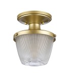 Plafony hermetyczne - Elstead DUBLIN Plafon E27 1x60W IP44 Mosiądz QZ-DUBLIN-SF-PNBR - product 2