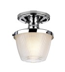 Plafony hermetyczne - Elstead DUBLIN Plafon E27 1x60W IP44 Chrom QZ-DUBLIN-SF-PC - product 1