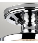 Plafony hermetyczne - Elstead DUBLIN Plafon E27 1x60W IP44 Chrom QZ-DUBLIN-SF-PC - product 3