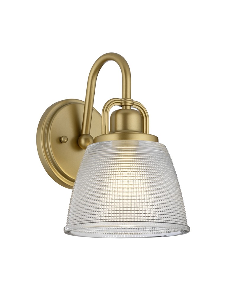 Kinkiety łazienkowe - Elstead DUBLIN Kinkiet G9 1x3W IP44 Mosiądz QZ-DUBLIN1-PNBR - produkt kolory-swiatla.pl 1