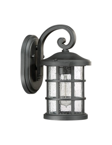 Elstead CRUSADE Kinkiet E27 1x60W IP44 Czarny QZ-CRUSADE-S-BLK - produkt 2