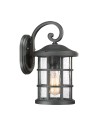 Elstead CRUSADE Kinkiet E27 1x60W IP44 Czarny QZ-CRUSADE-M-BLK