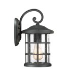 Kinkiety zewnętrzne - Elstead CRUSADE Kinkiet E27 1x60W IP44 Czarny QZ-CRUSADE-M-BLK - product 4