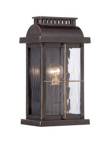Elstead CORTLAND Kinkiet E27 1x60W IP44 Brązowy QZ-CORTLAND-S