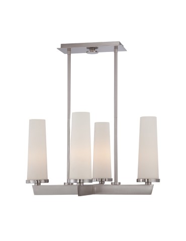 Elstead CHELSEA LOFT Żyrandol E27 4x100W Nikiel QZ-CHELSEA-LOFT4