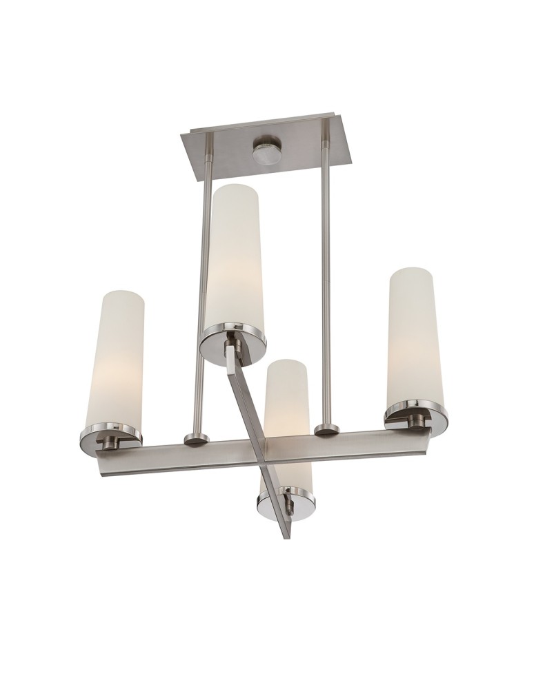 Elstead CHELSEA LOFT Żyrandol E27 4x100W Nikiel QZ-CHELSEA-LOFT4