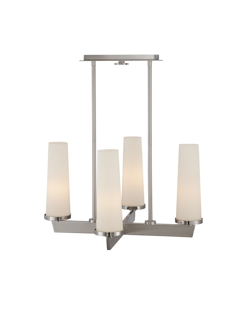 Elstead CHELSEA LOFT Żyrandol E27 4x100W Nikiel QZ-CHELSEA-LOFT4