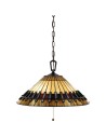 Elstead CHASTAIN Wisząca E27 3x60W Brązowy QZ-CHASTAIN-P