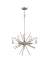 Elstead UPTOWN CARNEGIE Żyrandol E27 6x60W Srebrny QZ-CARNEGIE6-IS