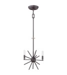 Żyrandole - Elstead CARNEGIE Żyrandol E14 3x60W Brązowy QZ-CARNEGIE3 - product 2