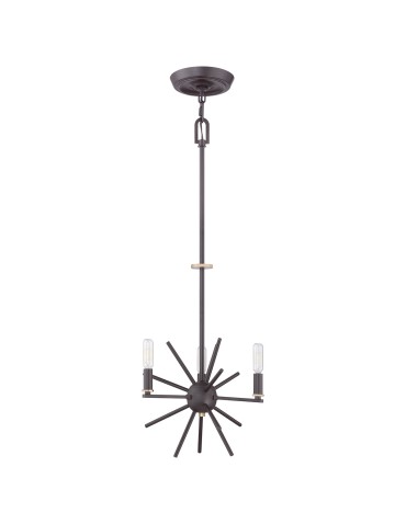 Elstead CARNEGIE Żyrandol E14 3x60W Brązowy QZ-CARNEGIE3 - produkt 2