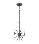 Żyrandole - Elstead CARNEGIE Żyrandol E14 3x60W Brązowy QZ-CARNEGIE3 - product 4