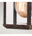 Kinkiety zewnętrzne - Elstead BYRON Kinkiet E27 1x100W IP44 Brązowy QZ-BYRON-S - product 4
