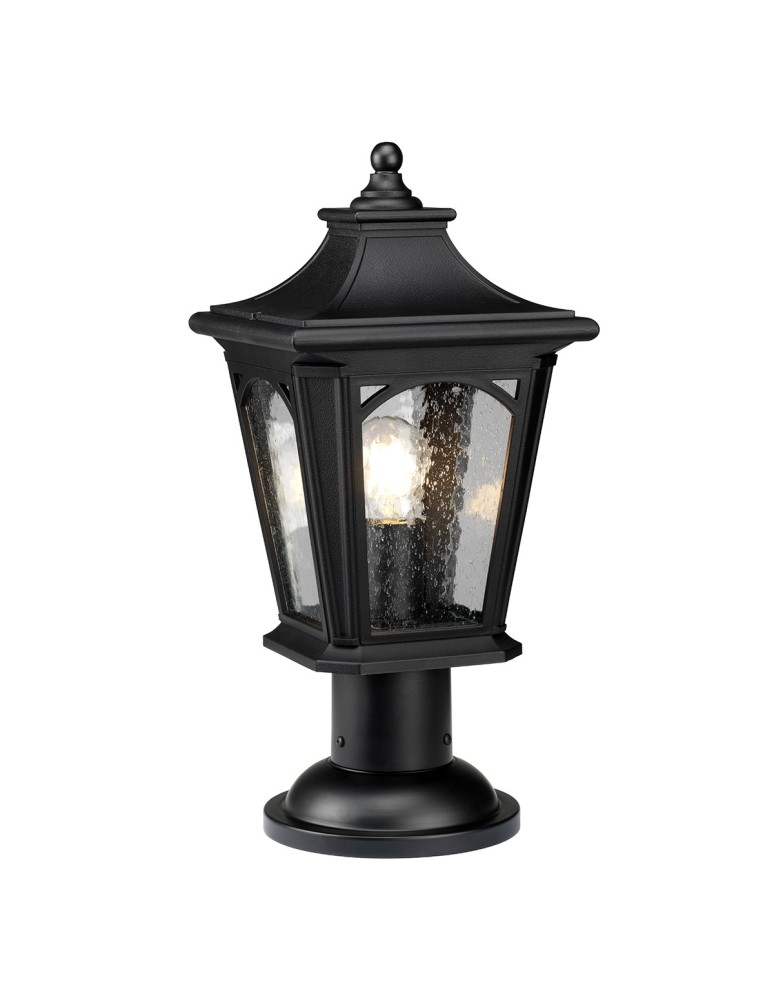 Lampy ogrodowe stojące - Elstead BEDFORD Stojąca Zewnętrzna E27 1x100W IP44 Czarny QZ-BEDFORD3-M - produkt kolory-swiatla.pl 1