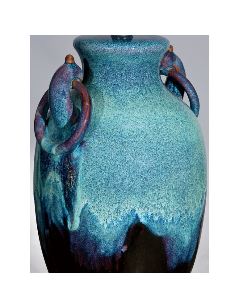Elstead AMPHORA Lampa Stołowa E27 1x100W Turkusowy QZ-AMPHORA