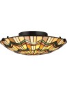 Elstead ALCOTT Plafon E27 2x60W Brązowy QZ-ALCOTT-F
