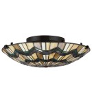 Lampy sufitowe - Elstead ALCOTT Plafon E27 2x60W Brązowy QZ-ALCOTT-F - produkt 2