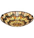 Lampy sufitowe - Elstead ALCOTT Plafon E27 2x60W Brązowy QZ-ALCOTT-F - produkt 3