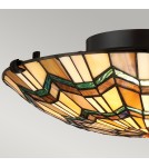 Lampy sufitowe - Elstead ALCOTT Plafon E27 2x60W Brązowy QZ-ALCOTT-F - produkt 6