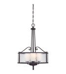 Lampy wiszące - Elstead ADONIS Wisząca E27 3x100W Czarny QZ-ADONIS-P - produkt 1