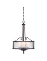 Elstead ADONIS Wisząca E27 3x100W Czarny QZ-ADONIS-P