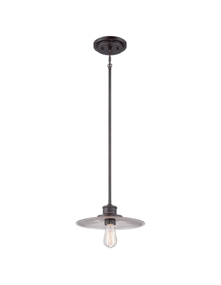 Lampy wiszące - Elstead ADMIRAL Wisząca E27 1x60 Brązowy QZ-ADMIRAL-P-IB - produkt kolory-swiatla.pl 1