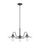Żyrandole loftowe - Elstead ADMIRAL Żyrandol E27 3x60 Brązowy QZ-ADMIRAL-3P-IB - product 1