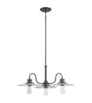 Żyrandole loftowe - Elstead ADMIRAL Żyrandol E27 3x60 Brązowy QZ-ADMIRAL-3P-IB - product 2