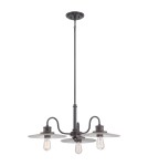 Żyrandole loftowe - Elstead ADMIRAL Żyrandol E27 3x60 Brązowy QZ-ADMIRAL-3P-IB - product 3