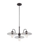 Żyrandole loftowe - Elstead ADMIRAL Żyrandol E27 3x60 Brązowy QZ-ADMIRAL-3P-IB - product 4