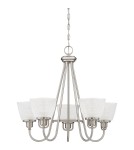 Żyrandole - Quoizel Dublin Wisząca E27 5xMAX 60W Nikiel QZS-DBN5005BN - product 2