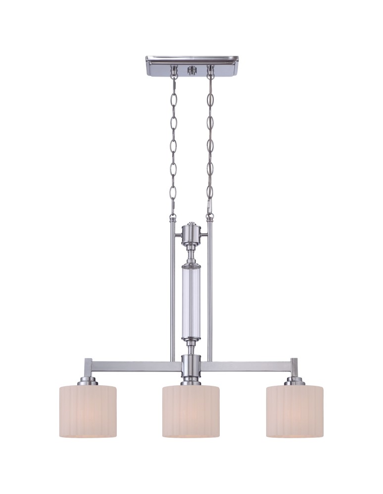 Lampy wiszące - Quoizel Lillian Wisząca E27 3xMAX 60W Chrom QZS-TST0590K - produkt kolory-swiatla.pl 1