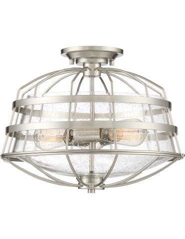 Quoizel Maritime Plafon E27 3xMAX 60W Nikiel QZS-MTE1716BN