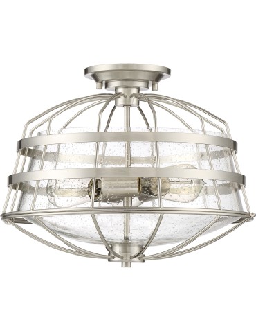 Quoizel Maritime Plafon E27 3xMAX 60W Nikiel QZS-MTE1716BN - product 2