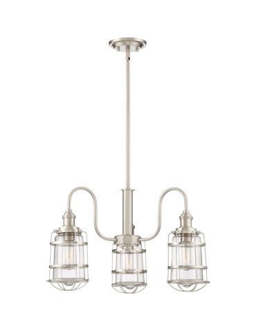 Quoizel Maritime Wisząca E27 3xMAX 60W Nikiel QZS-MTE5103BN