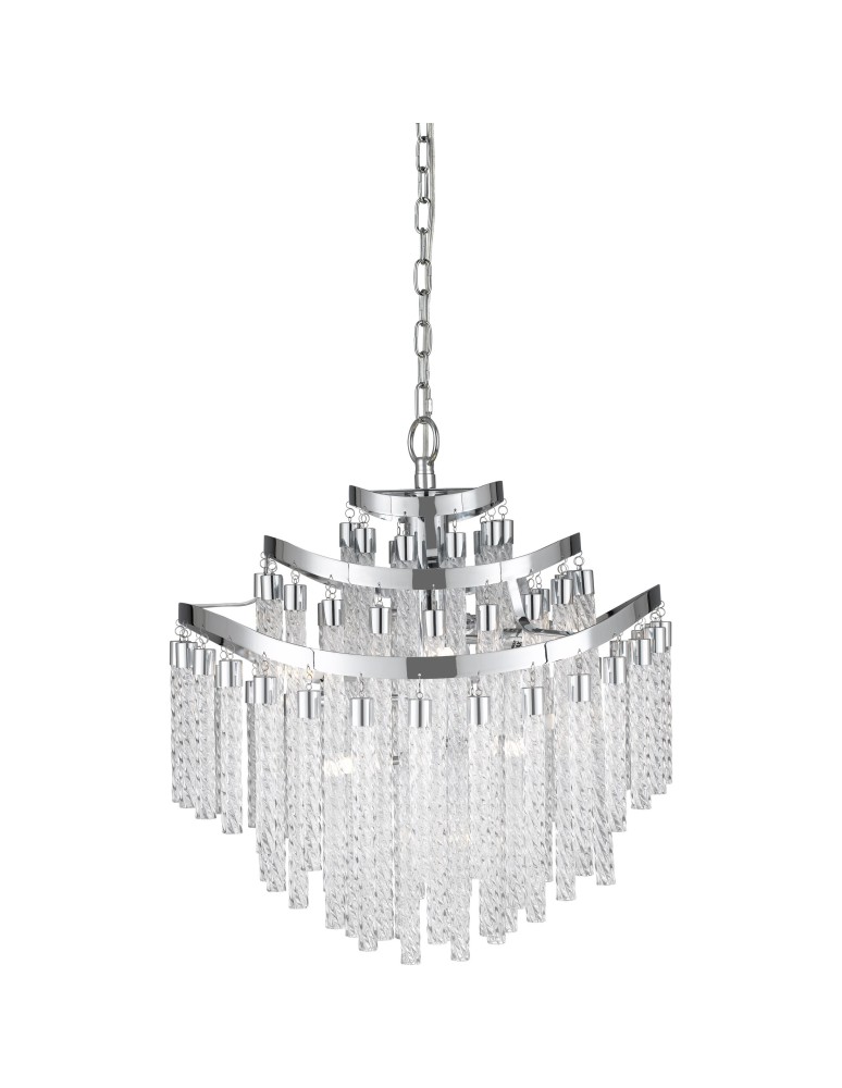 Żyrandole glamour - Quoizel Glacier Peak Wisząca G9 11xMAX 60W Chrom QZS-PCGP2820C - produkt kolory-swiatla.pl 1